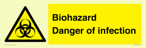 Biohazard Danger of infection 